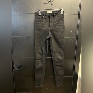 Everlane Skinny Tall the high rise skinny queen 27 black denim jeans